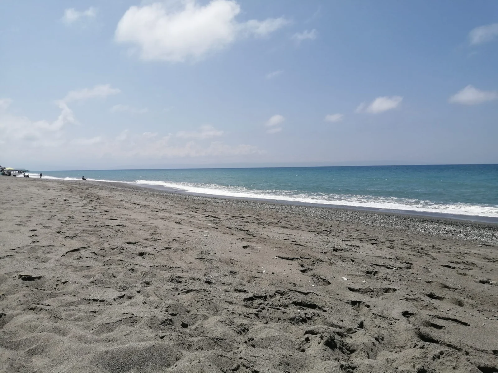 The beach a few minutes from the apartment